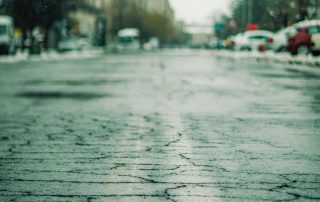 Broken road, cracked pavement, infrastructure
