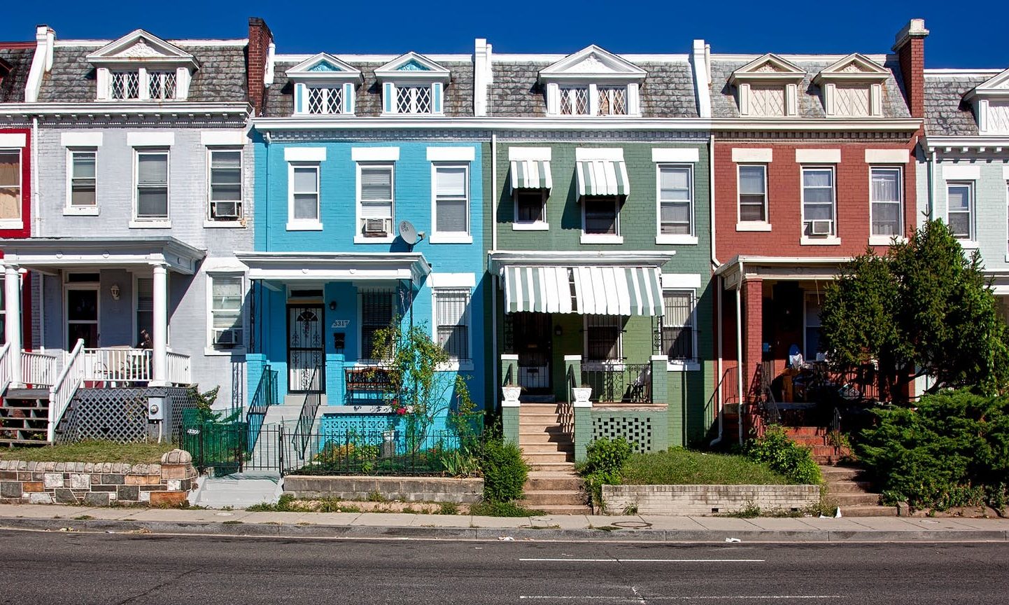 City, Houses, neighborhood