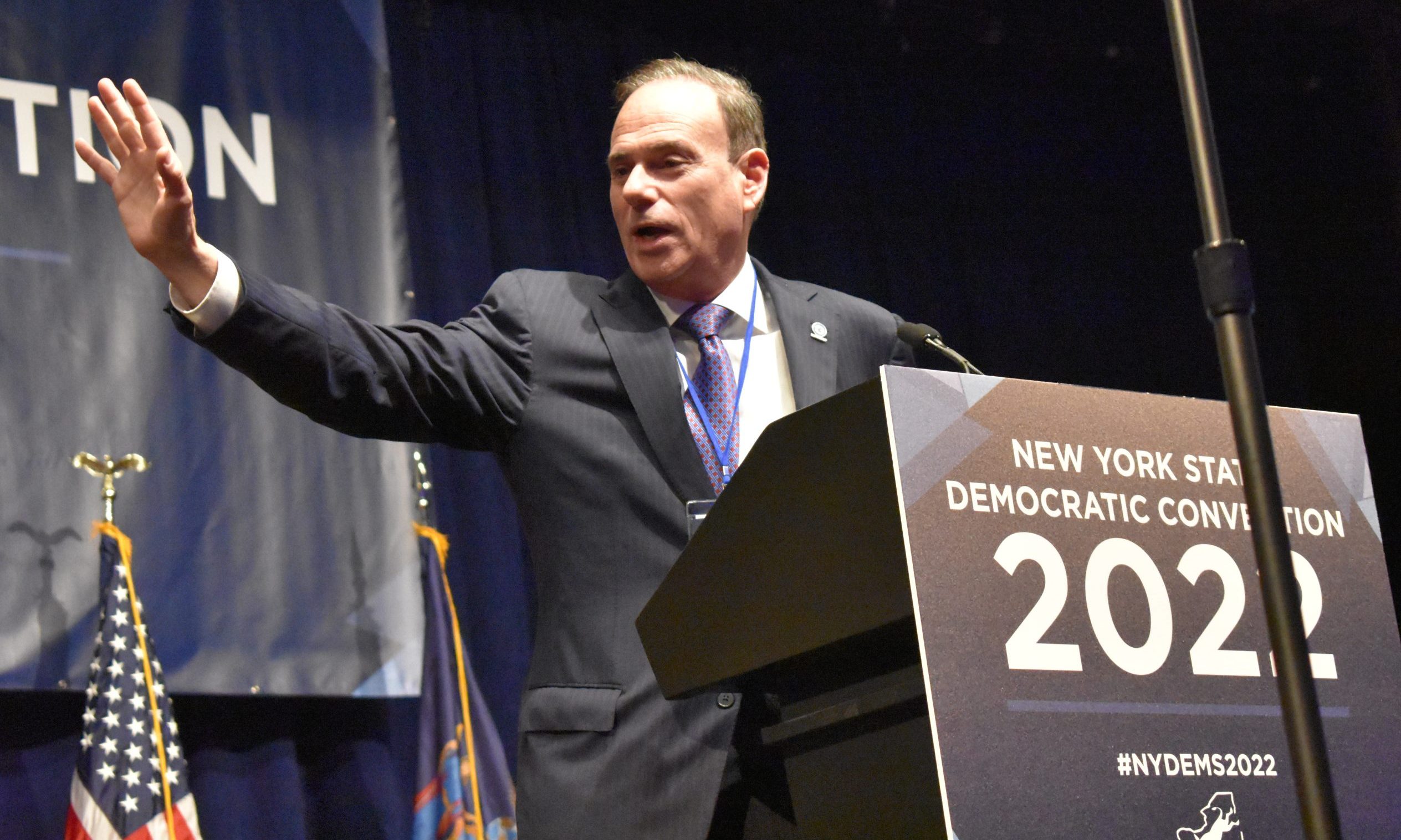 New York Democratic Party Chair Jay Jacobs at the 2022 State Democratic Party Convention