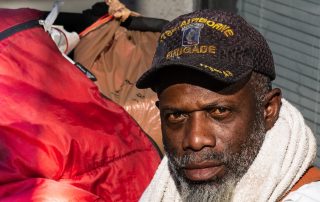 Homeless, struggle, military