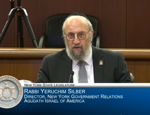 Agudath Israel of America’s agenda in Albany