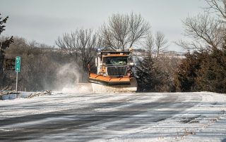 road salt, snow