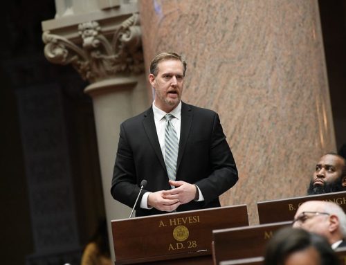 Budget talk with Assembly Children & Families Chair Andrew Hevesi